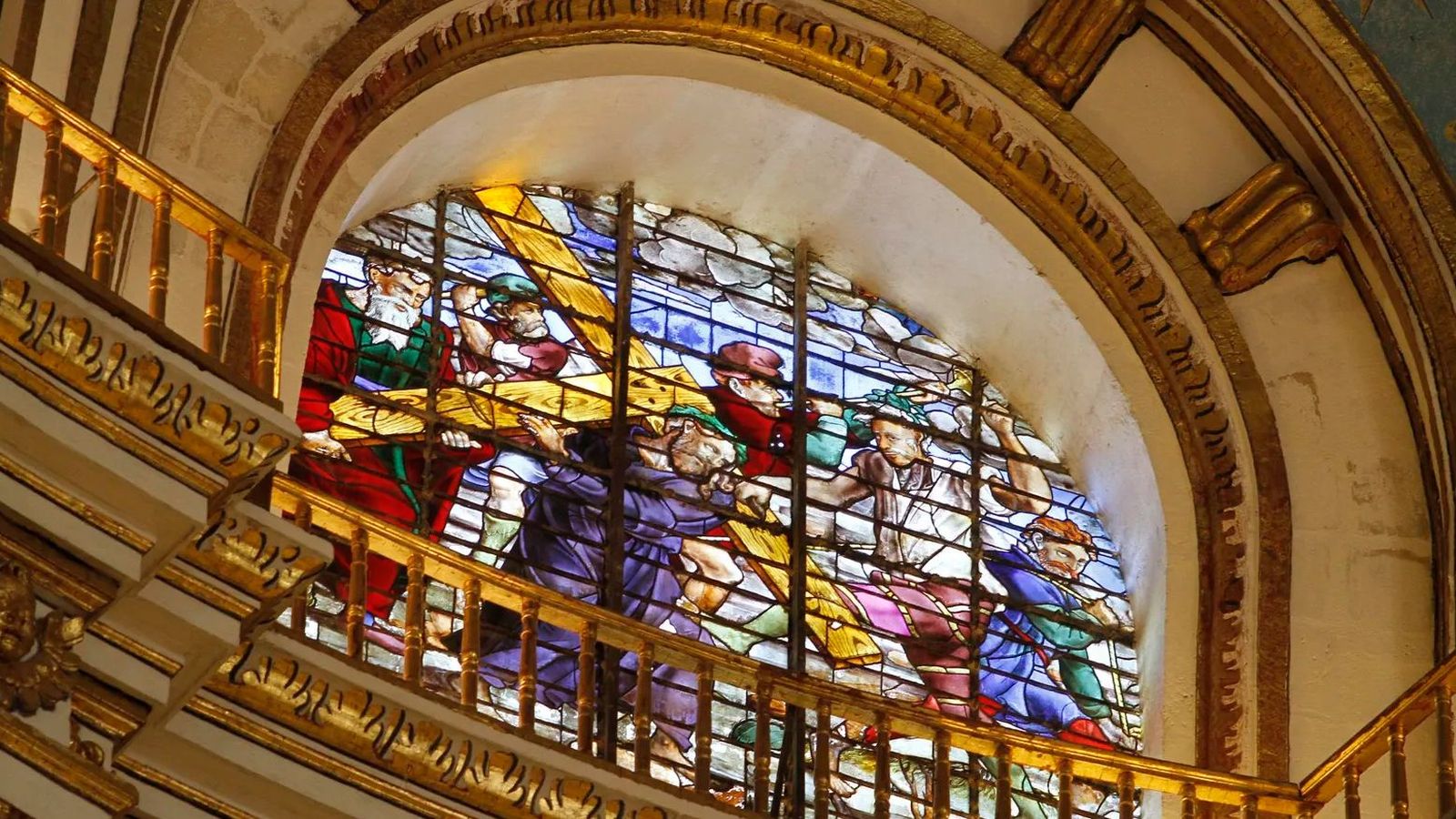 Una vidriera de la Catedral de Granada