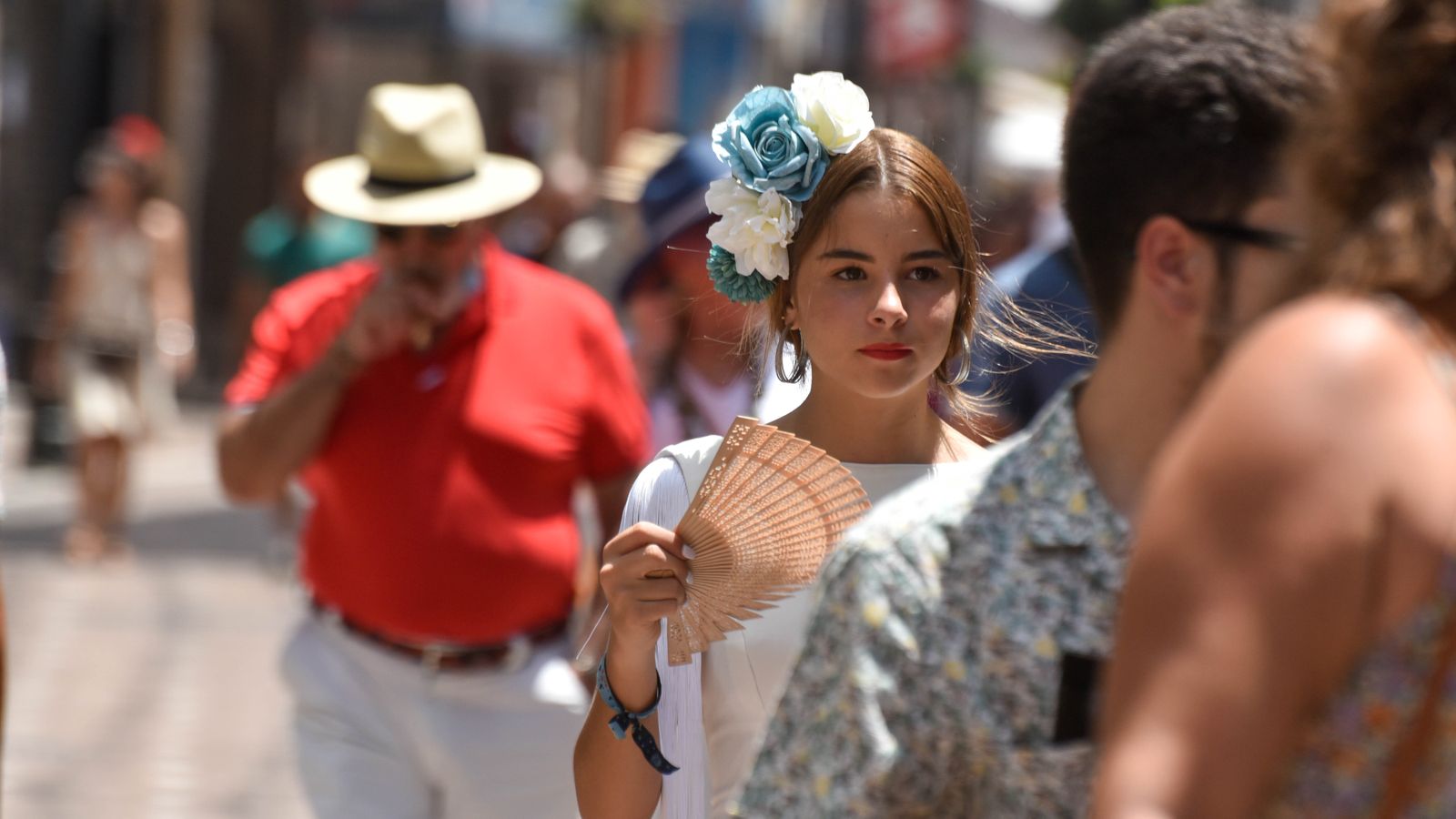 Las fotos del Domingo Rociero en el centro de la Línea