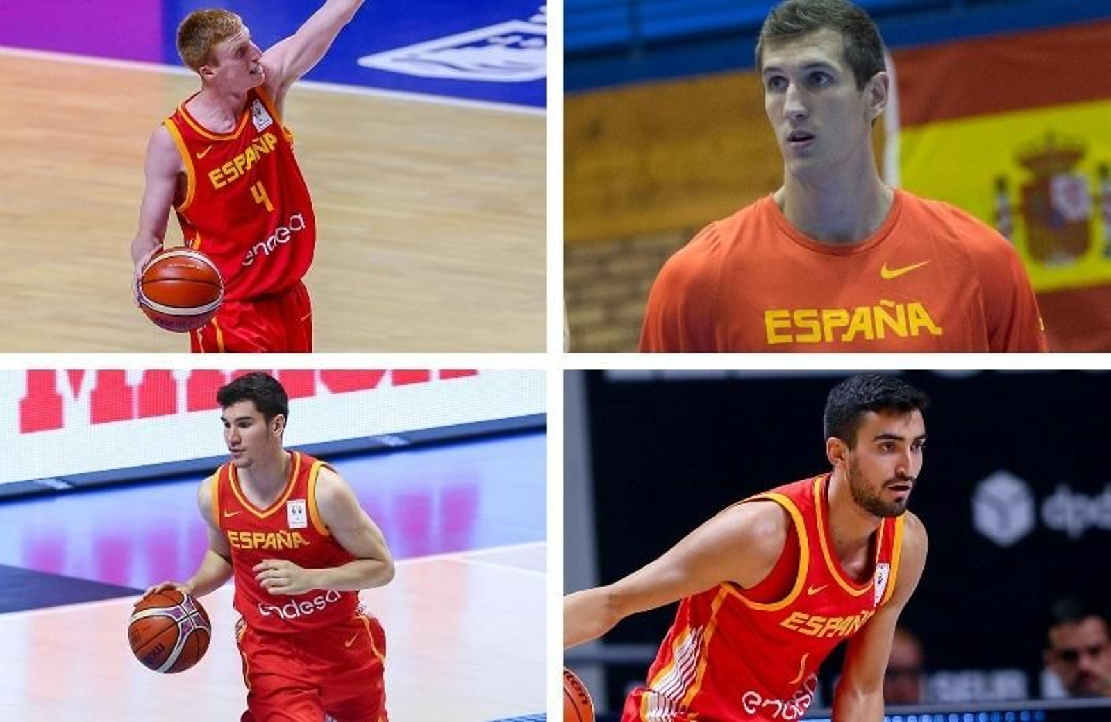 Alberto Díaz, Rubén Guerrero, Darío Brizuela y Jaime Fernández.