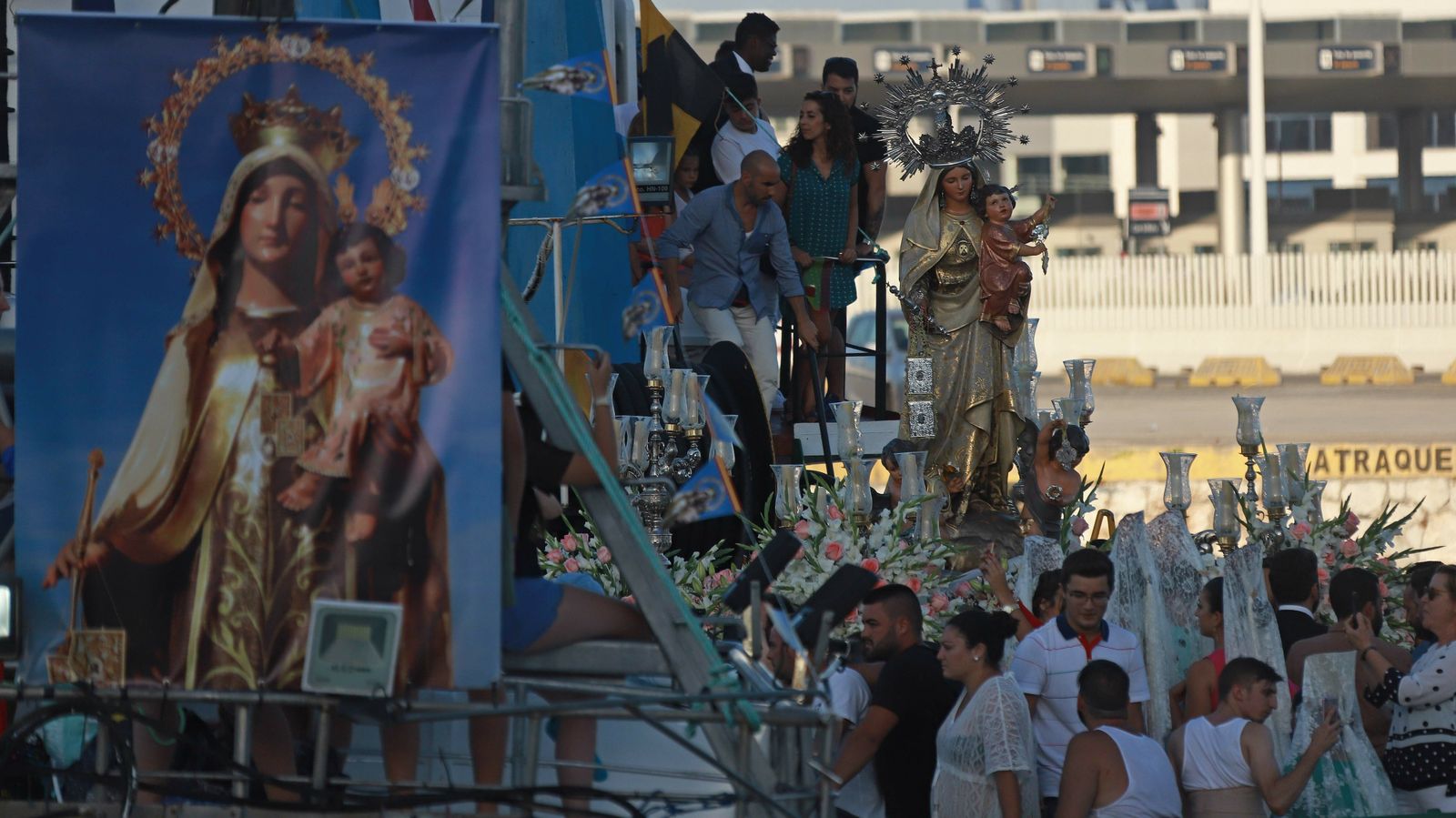 Las mejores fotos de la procesión de la Virgen del Carmen en Algeciras