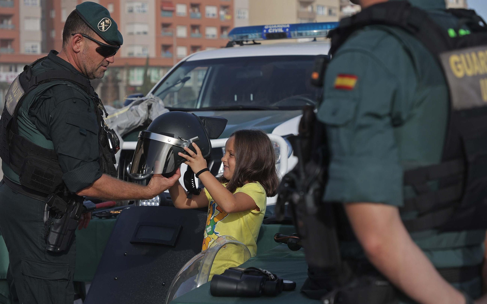 Fotos de la exposición de medios de la Guardia Civil en Algeciras
