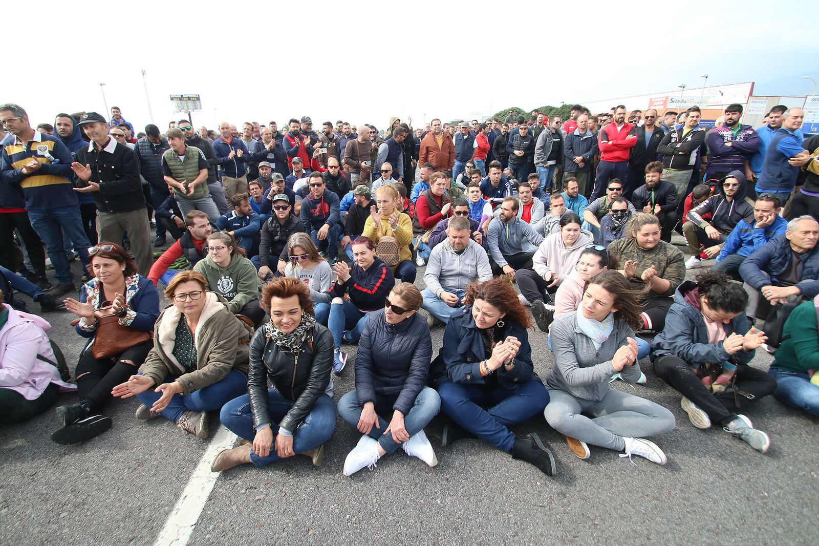 Las imágenes de la manifestación de agricultores