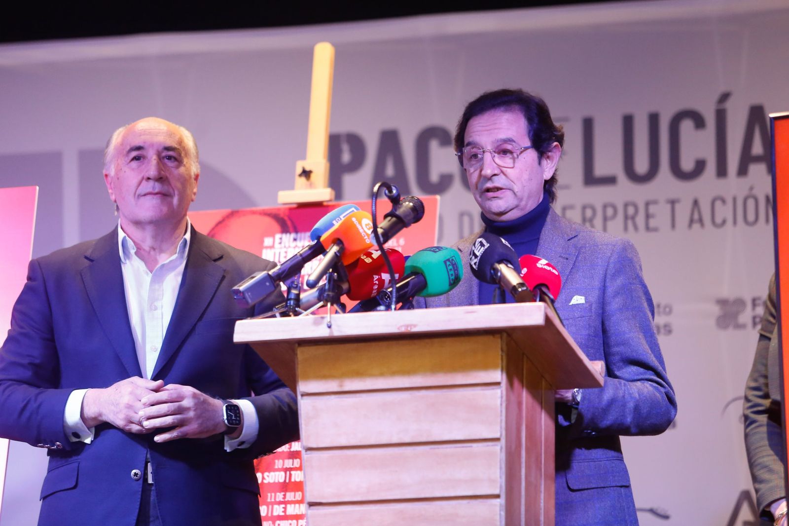 Fotos de la presentación del XII Encuentro Internacional de Guitarra Paco de Lucía