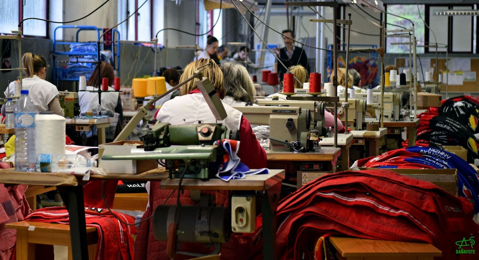 Fábrica textil donde se producen las prendas y mascarillas de Gañafote.