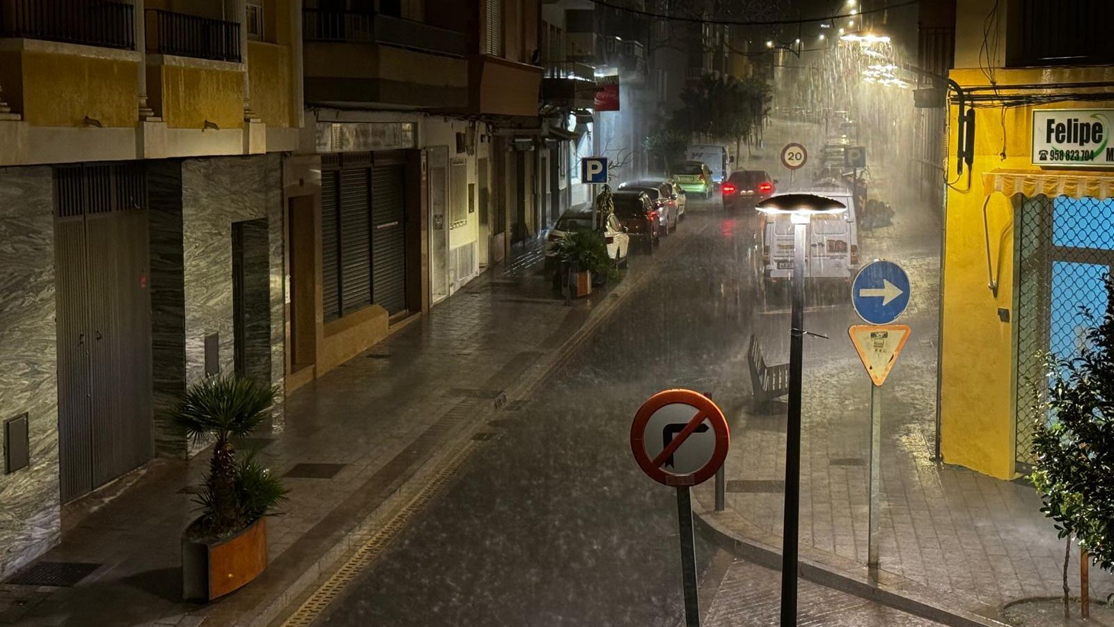 Ha llovido con fuerza en Motril Ha llovido con fuerza en Motril