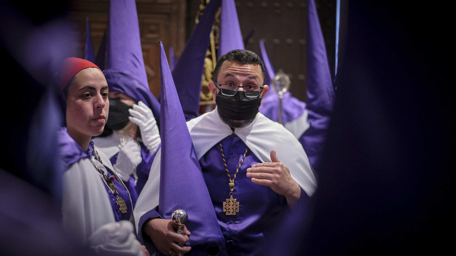 Nazareno de Santa María en la Semana Santa de Cádiz 2022