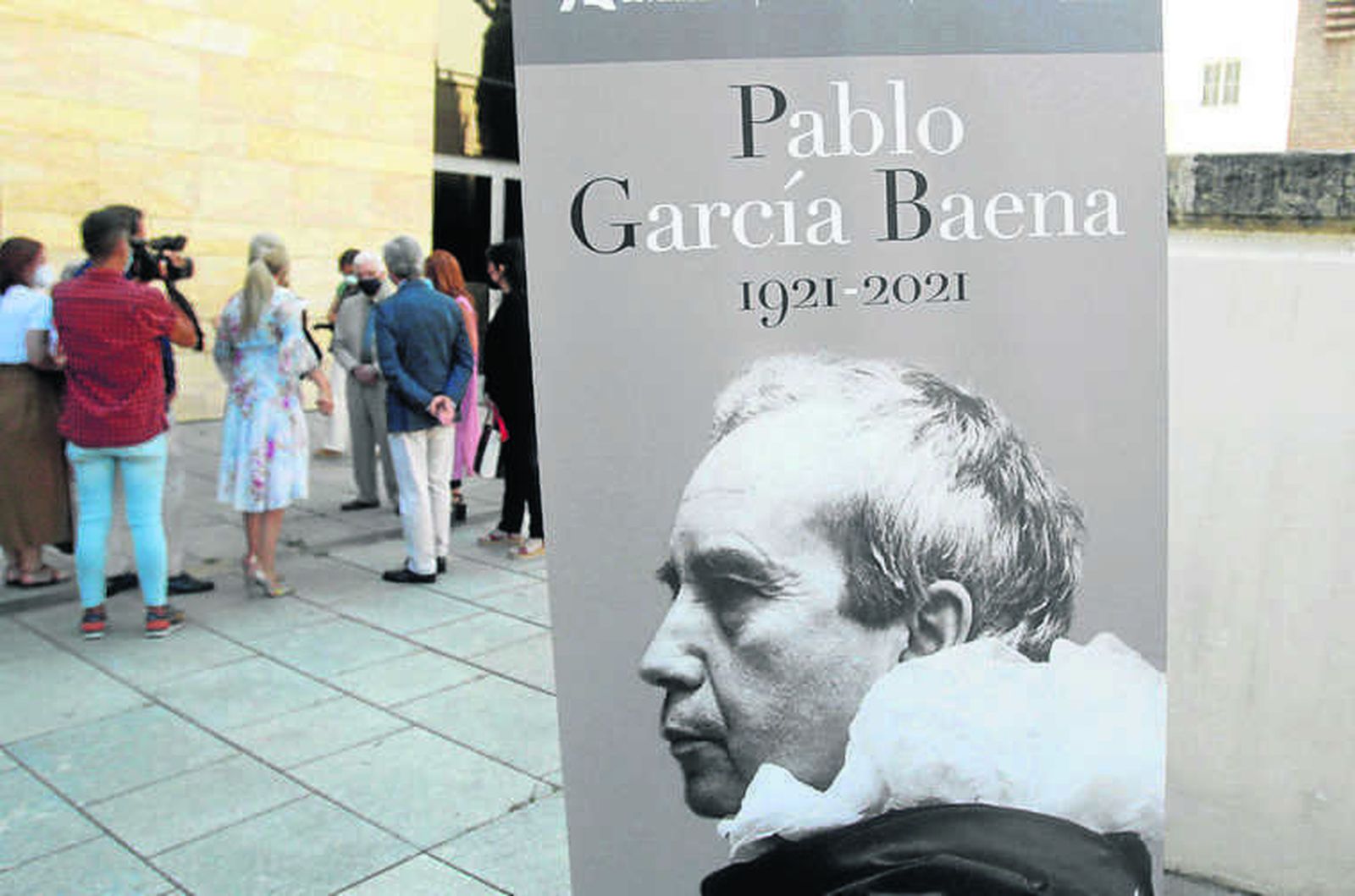 Presentación de los actos del centenario del nacimiento de Pablo García Baena.