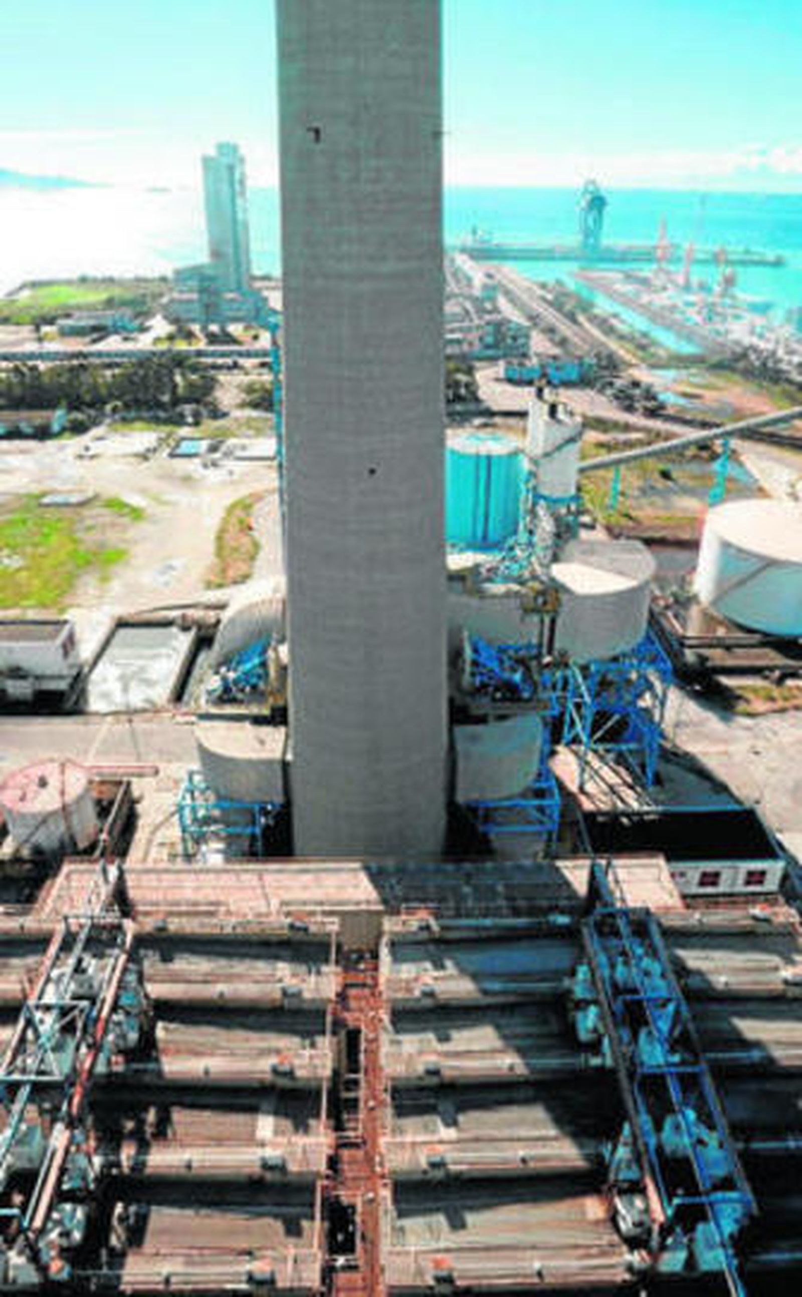 Central de ciclo combinado de E.ON en San Roque.