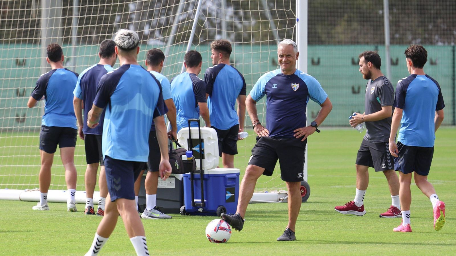 El Málaga CF prueba la Ciudad Deportiva de Arraijanal