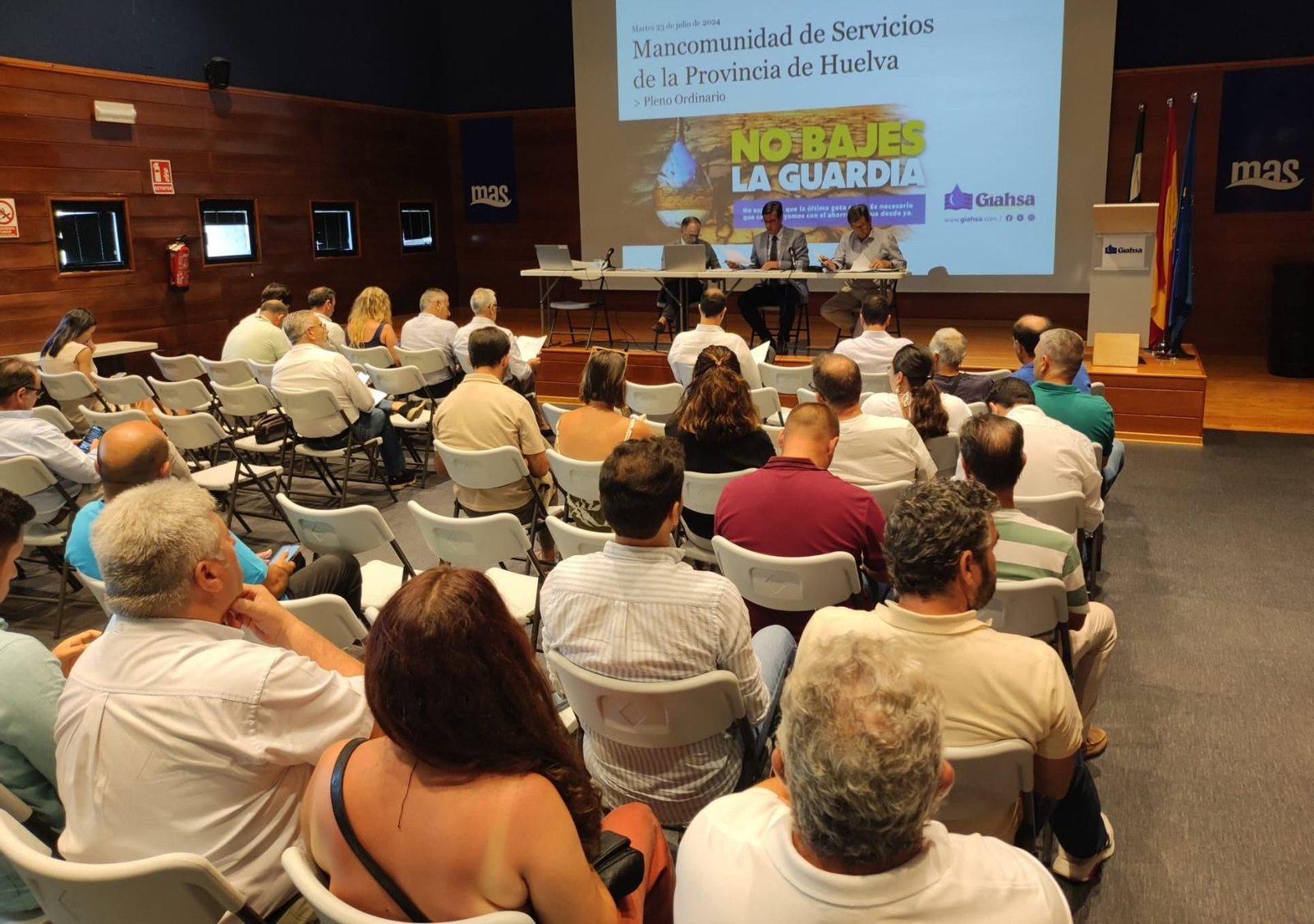 Pleno de la Mancomunidad de Servicios de la Provincia de Huelva. Pleno de la Mancomunidad de Servicios de la Provincia de Huelva.