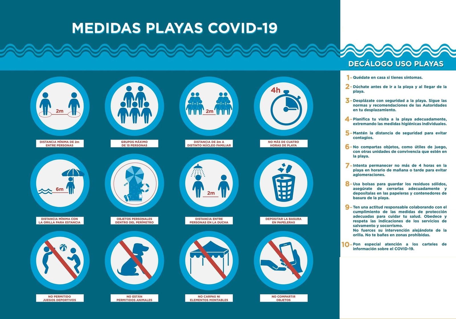 Marea Blanca Tarifa apela a la responsabilidad para evitar nuevos brotes de coronavirus.