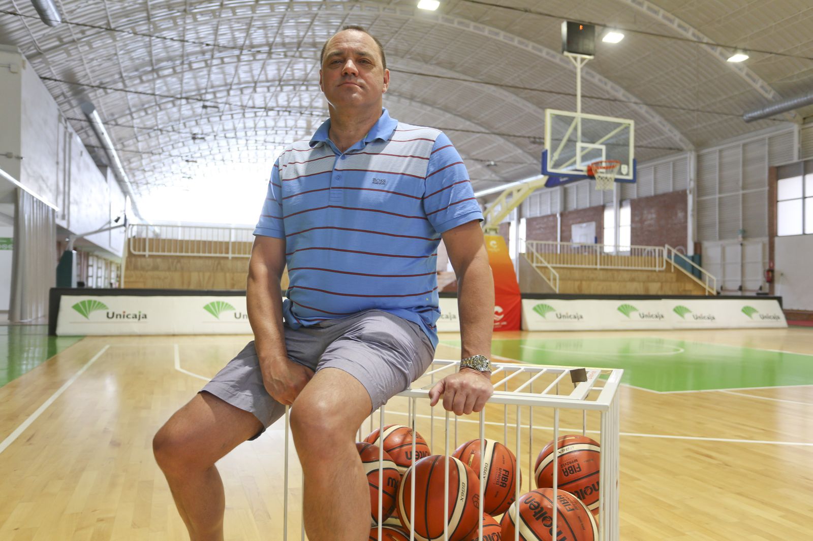 Imágenes de un mito del Unicaja, Serguei Babkov