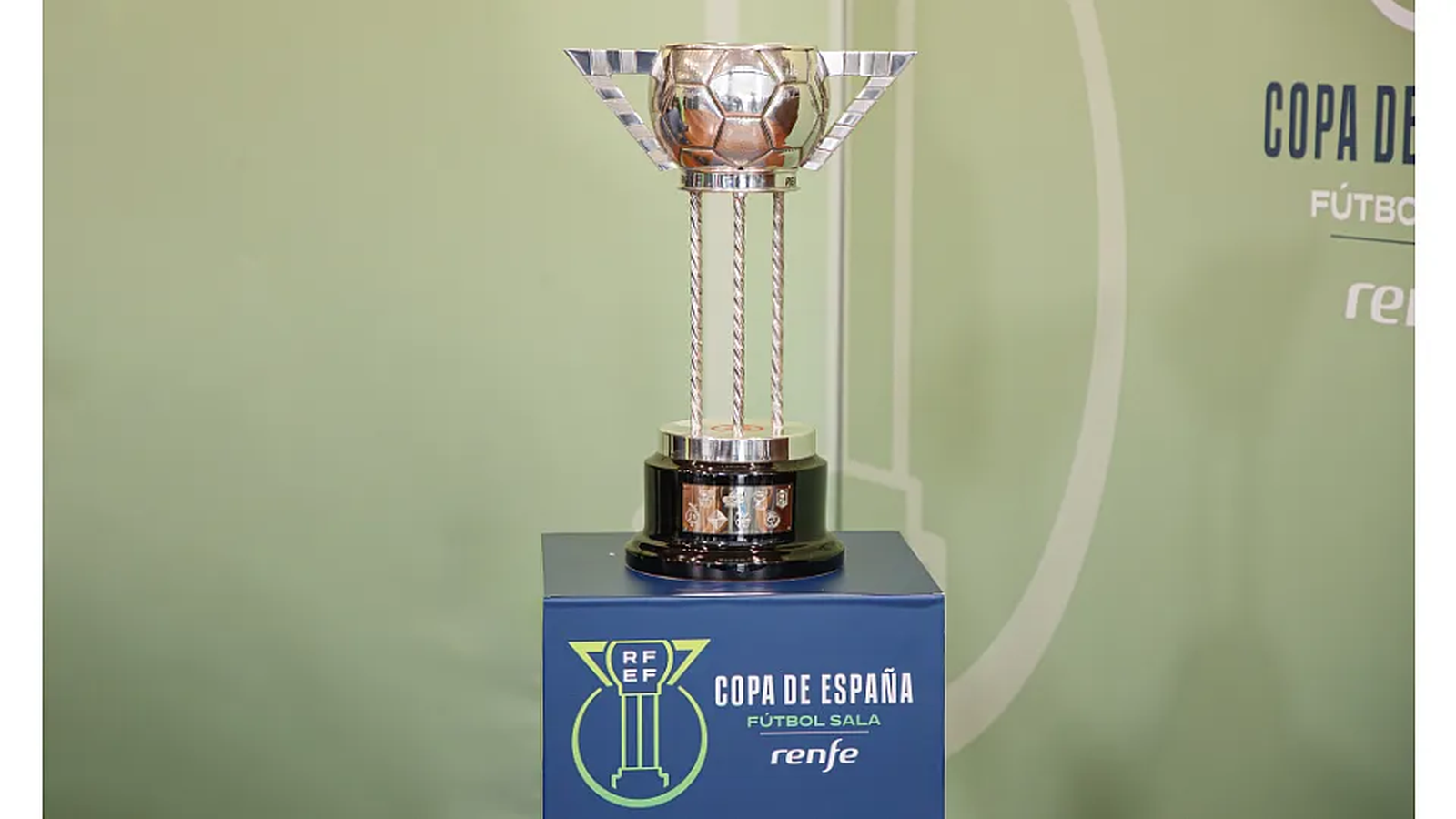Imagen del trofeo de la Copa de España.