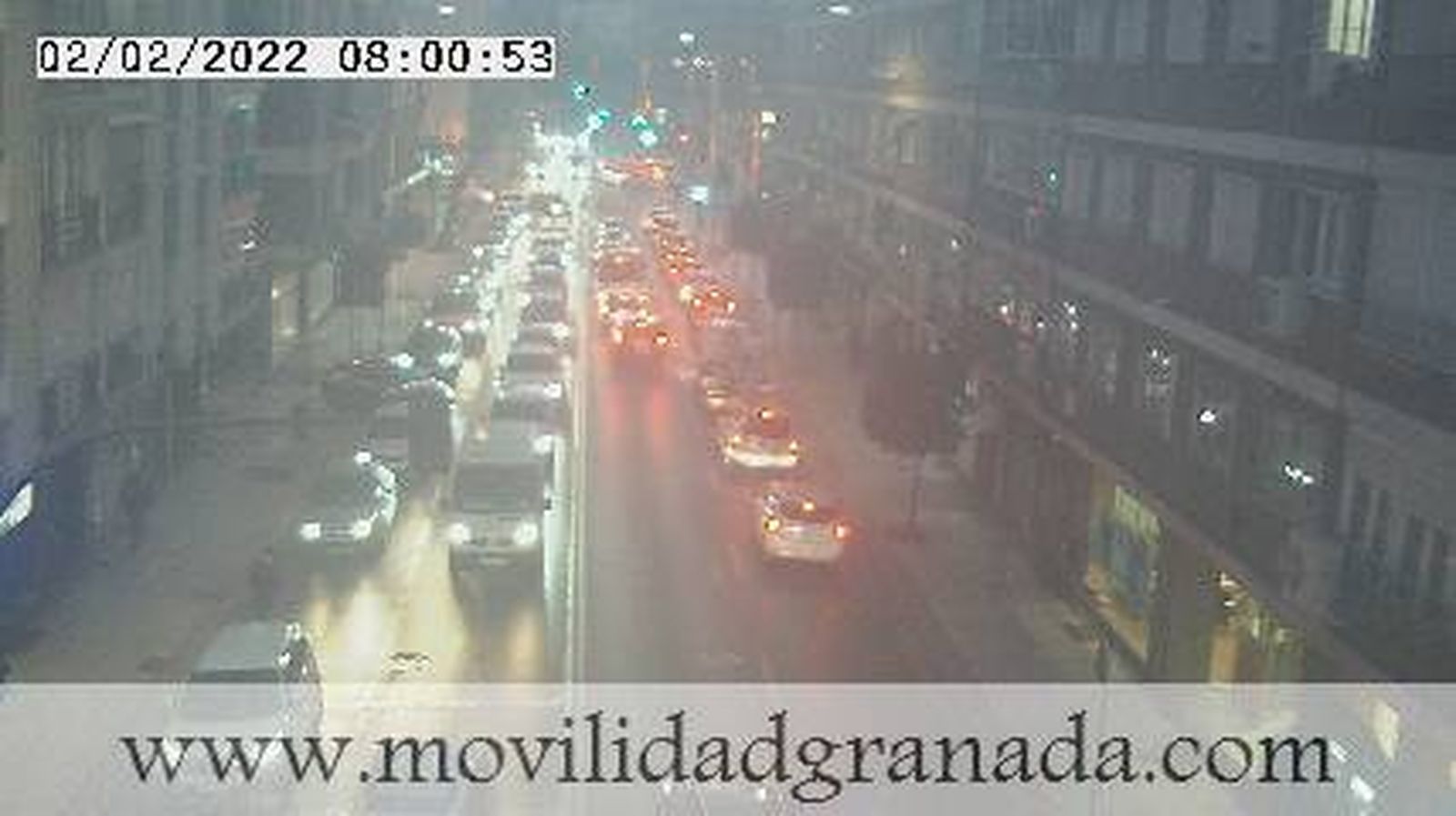 Méndez Núñez en sentido Fuentenueva esta mañana