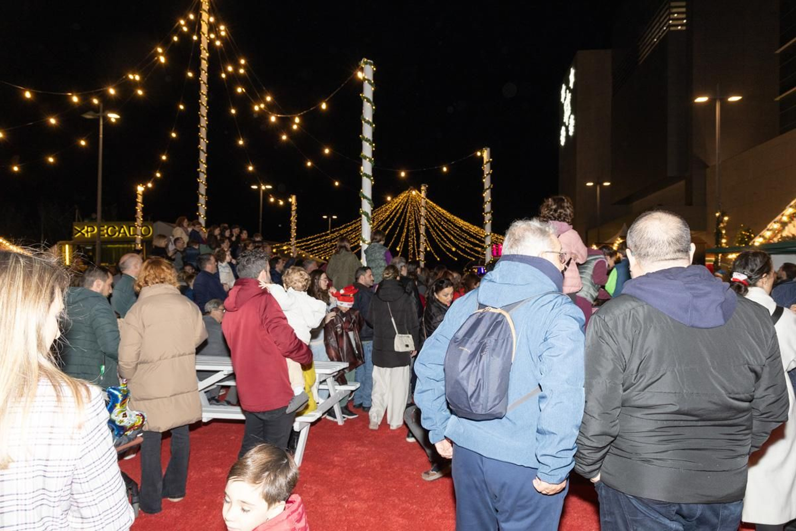 Encendido del alumbrado e inauguración del mercado y atracciones navideñas de El Corte Inglés
