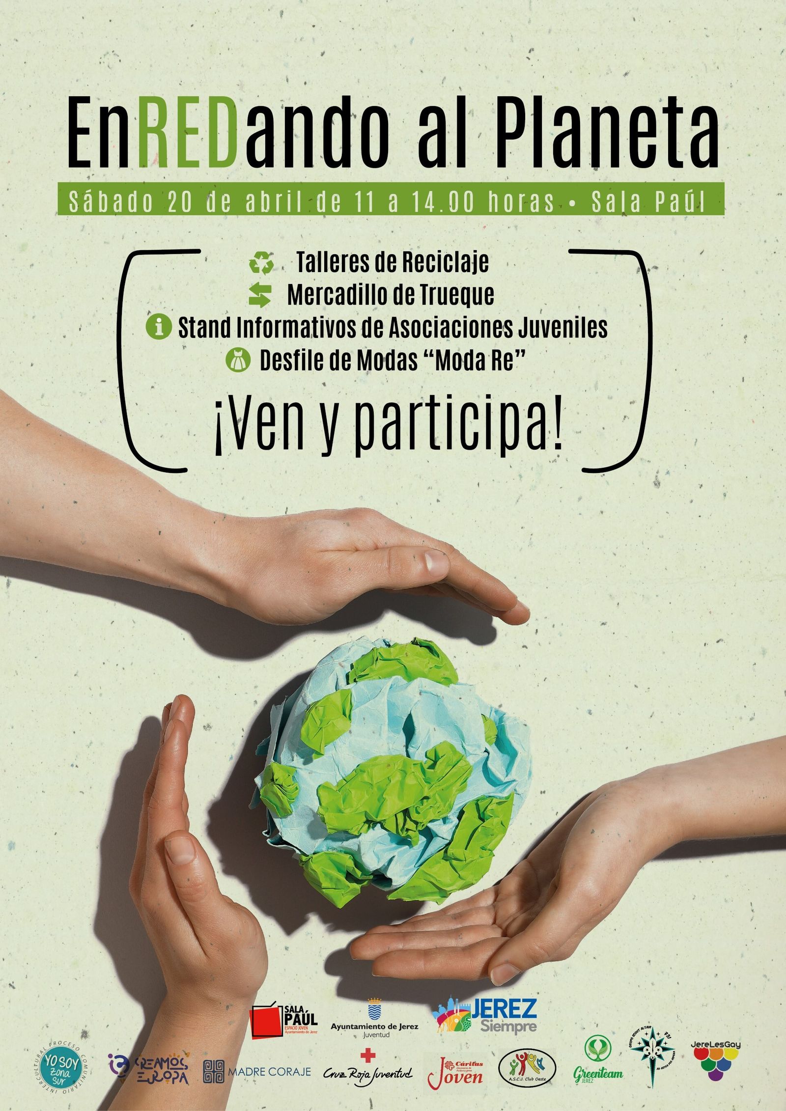 Cartel de Enredando al Planeta