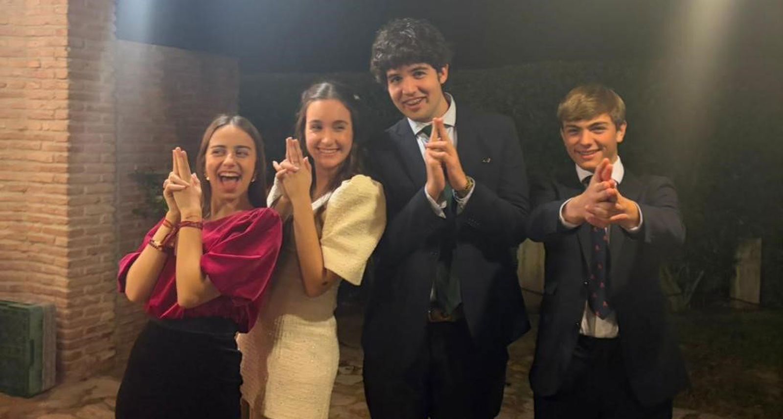 Marta Rascón, Carla Grosso, Pablo Fuertes y Álvaro   Rascón.