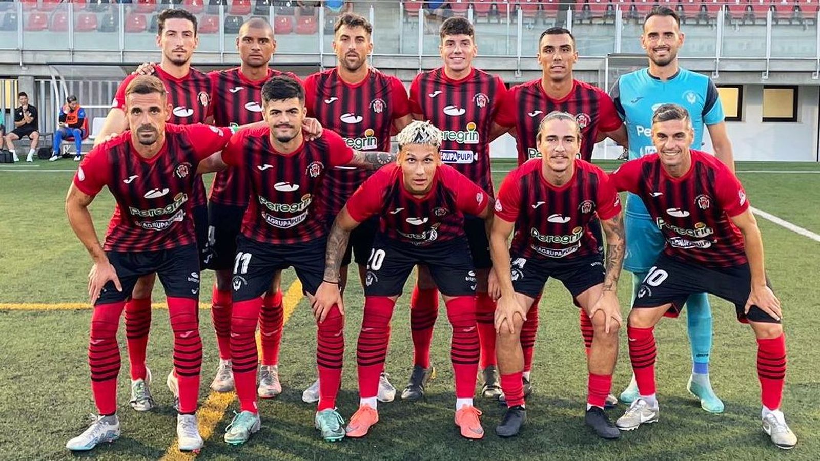 Once del Pulpileño en su amistoso frente al CD Cantoria.