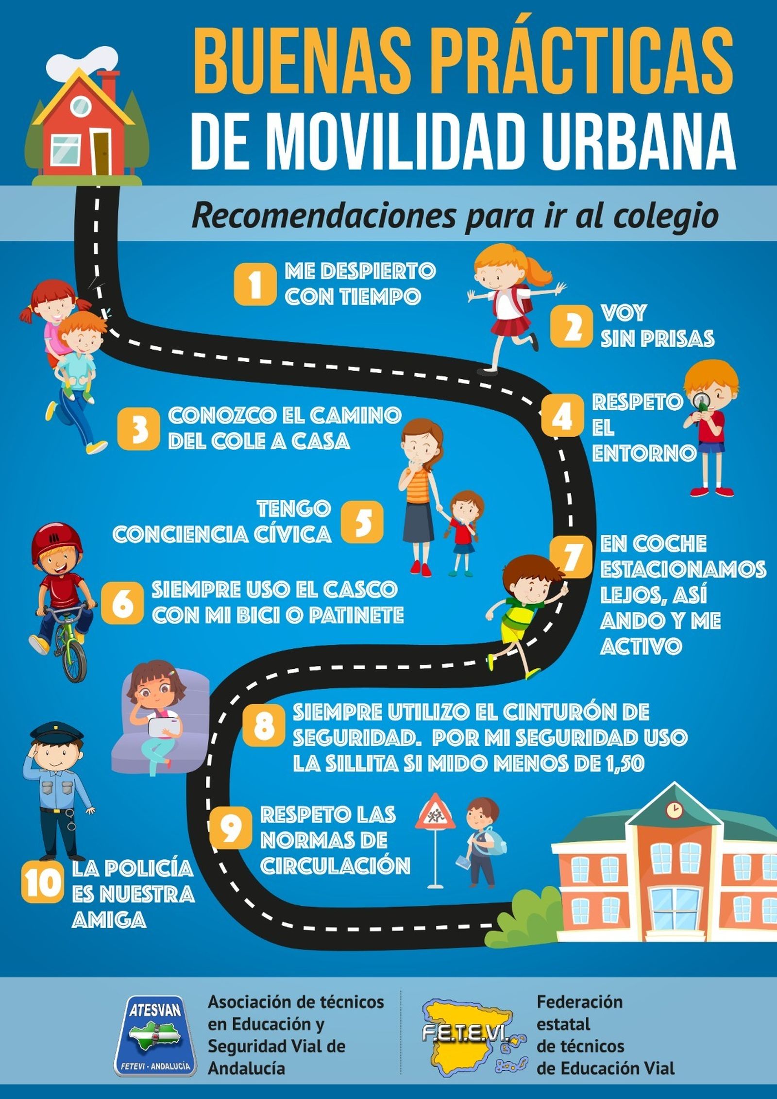 Recomendaciones para ir al colegio