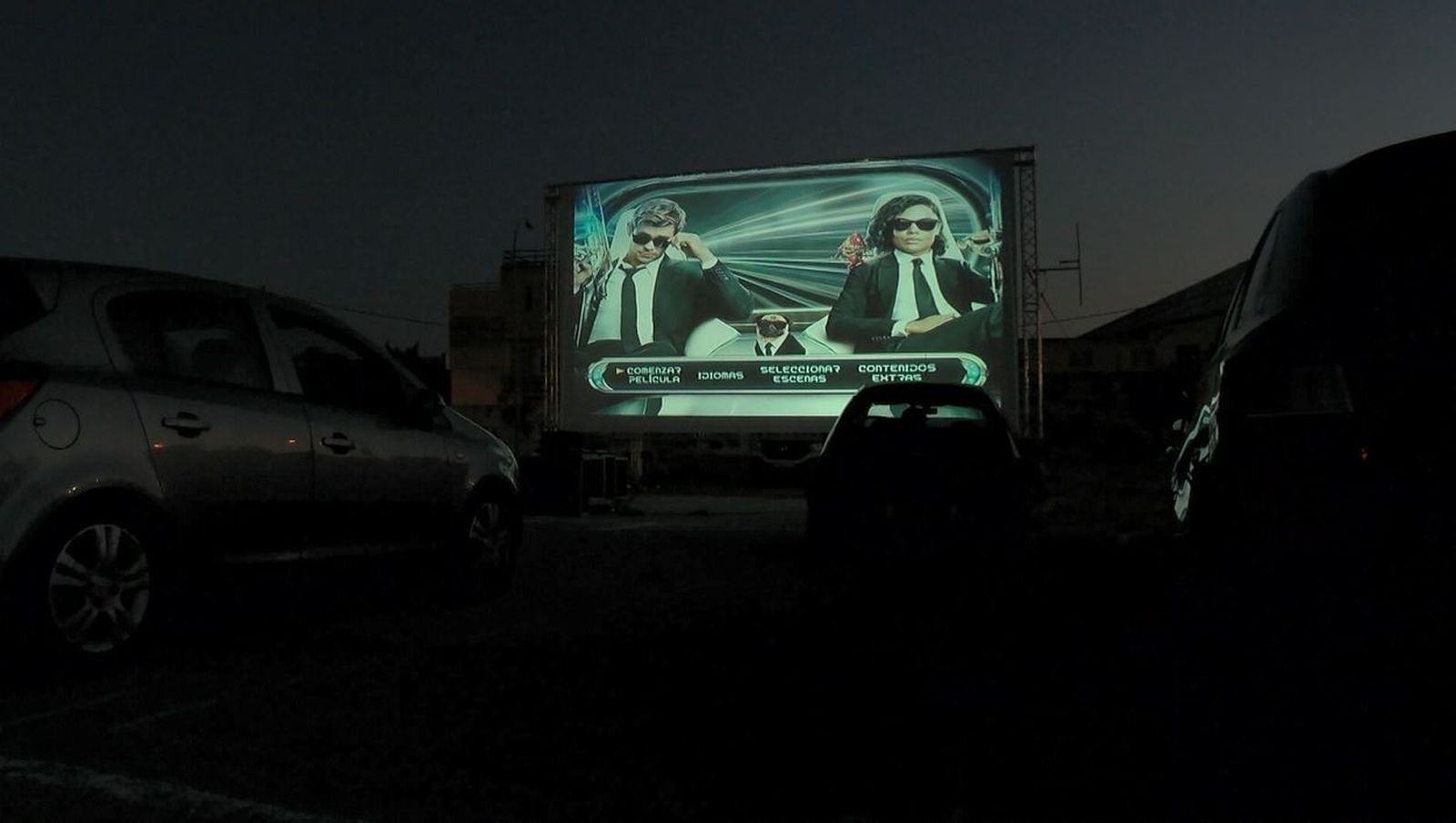 Una de las sesiones del Autocine de Verano