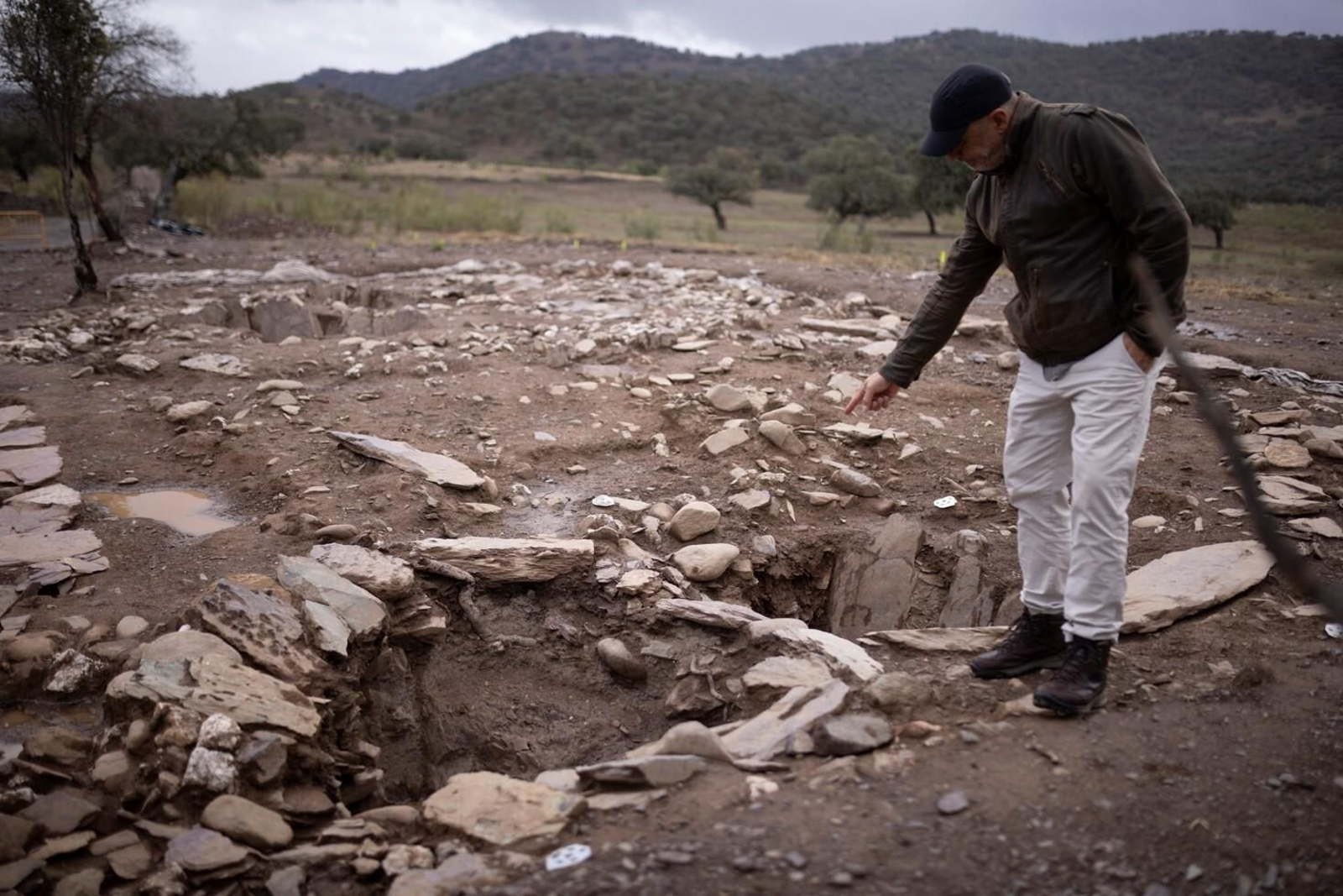 Imágenes del yacimiento del yacimiento de las Capellanías en Cañaveral de León