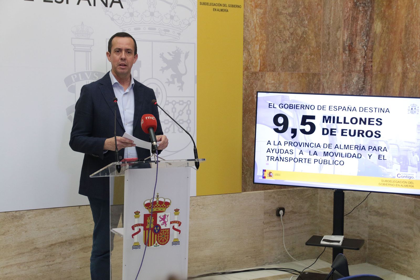 rafael gonzález José María Martín, subdelegado del Gobierno de España en Almería.