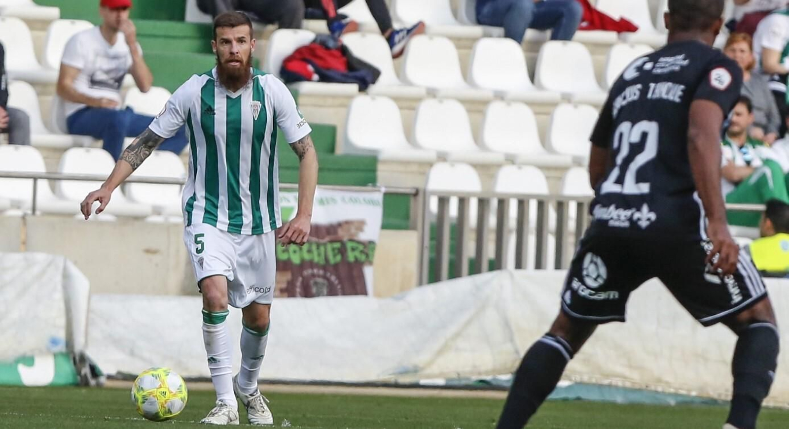 Chus Herrero, en su último partido con el Córdoba CF. Chus Herrero, en su último partido con el Córdoba CF.