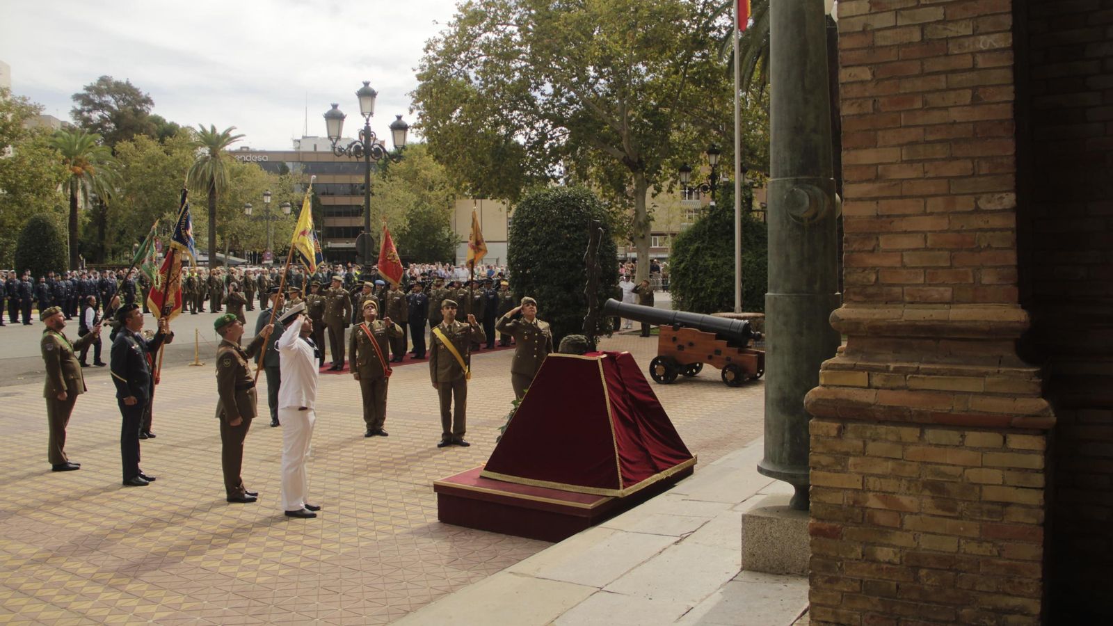 Homenaje a los caídos.