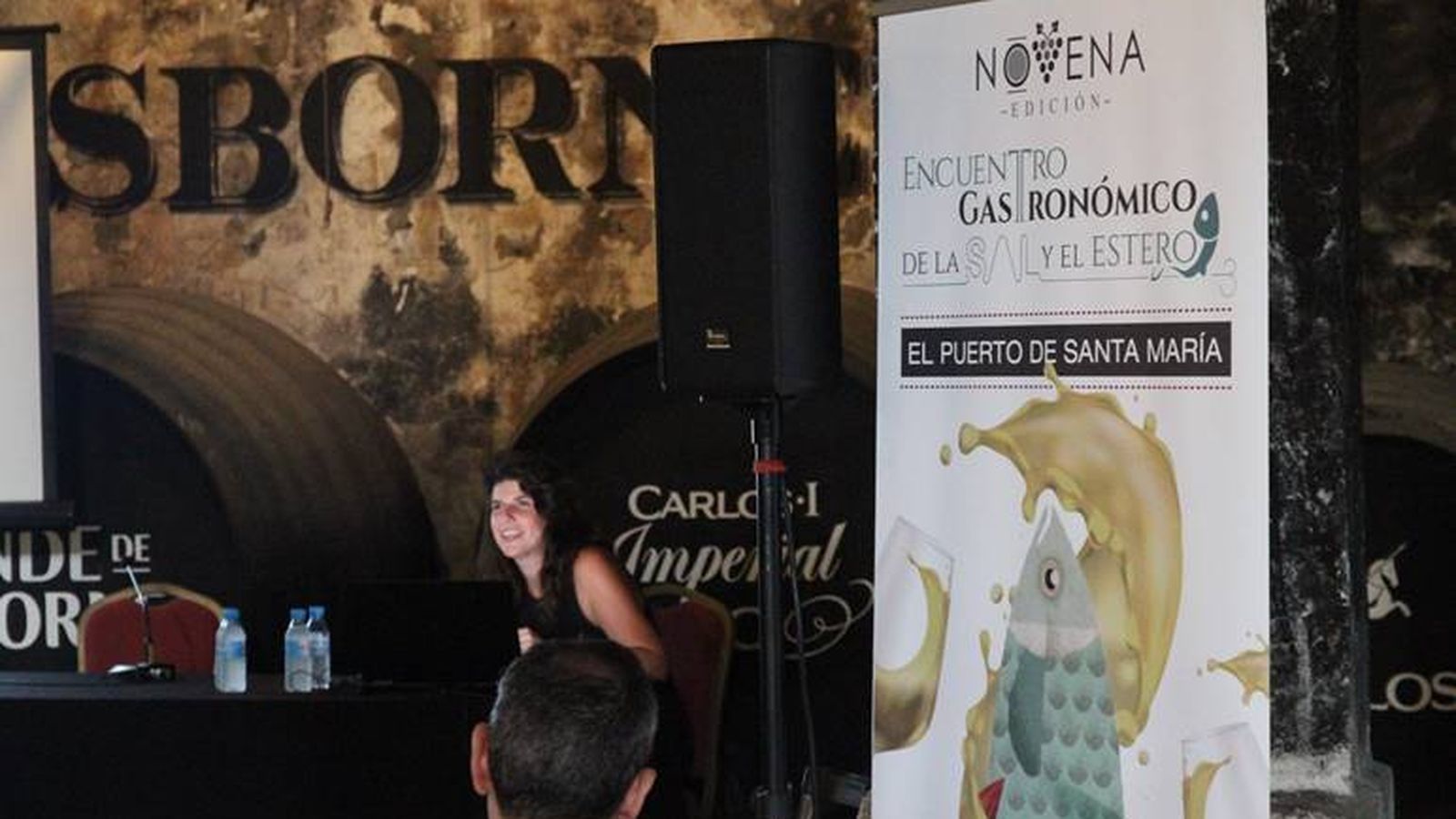 María Murillo, durante la conferencia.