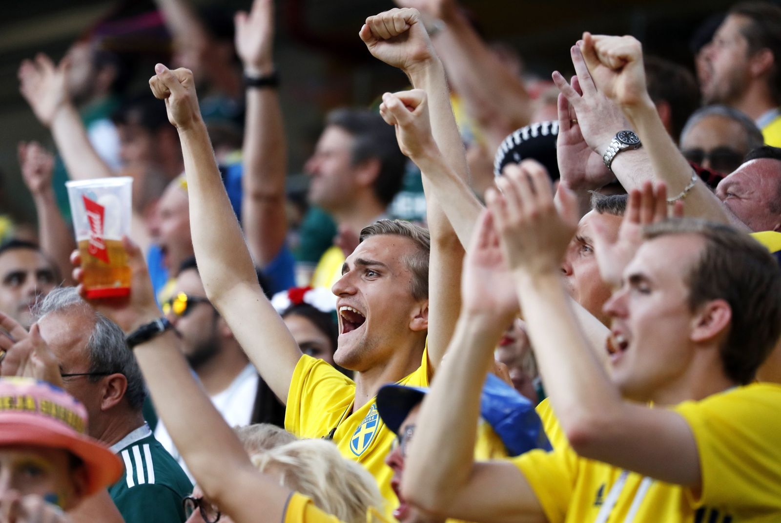 Las imágenes del México-Suecia