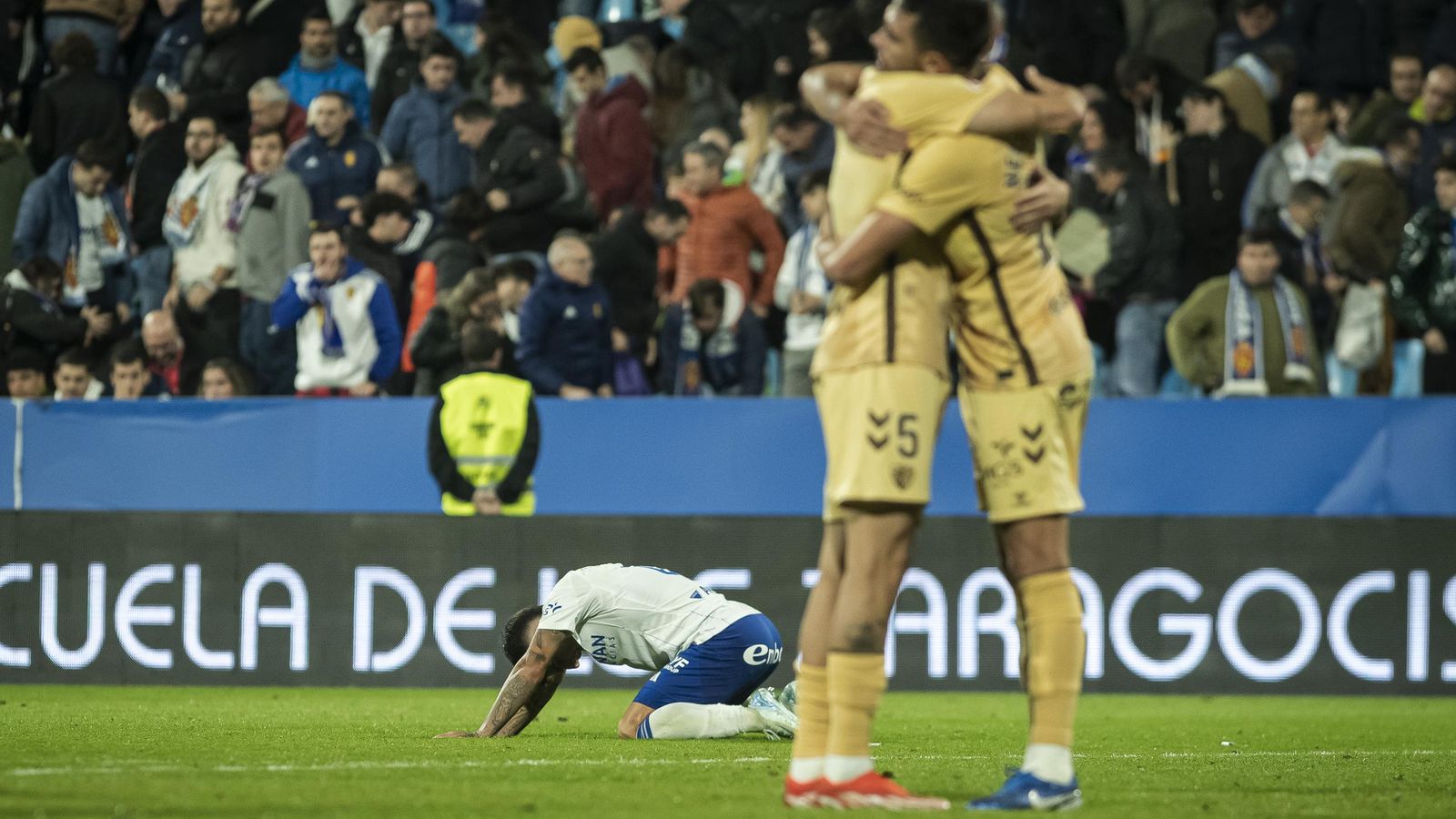 El Zaragoza-Málaga CF, en fotos