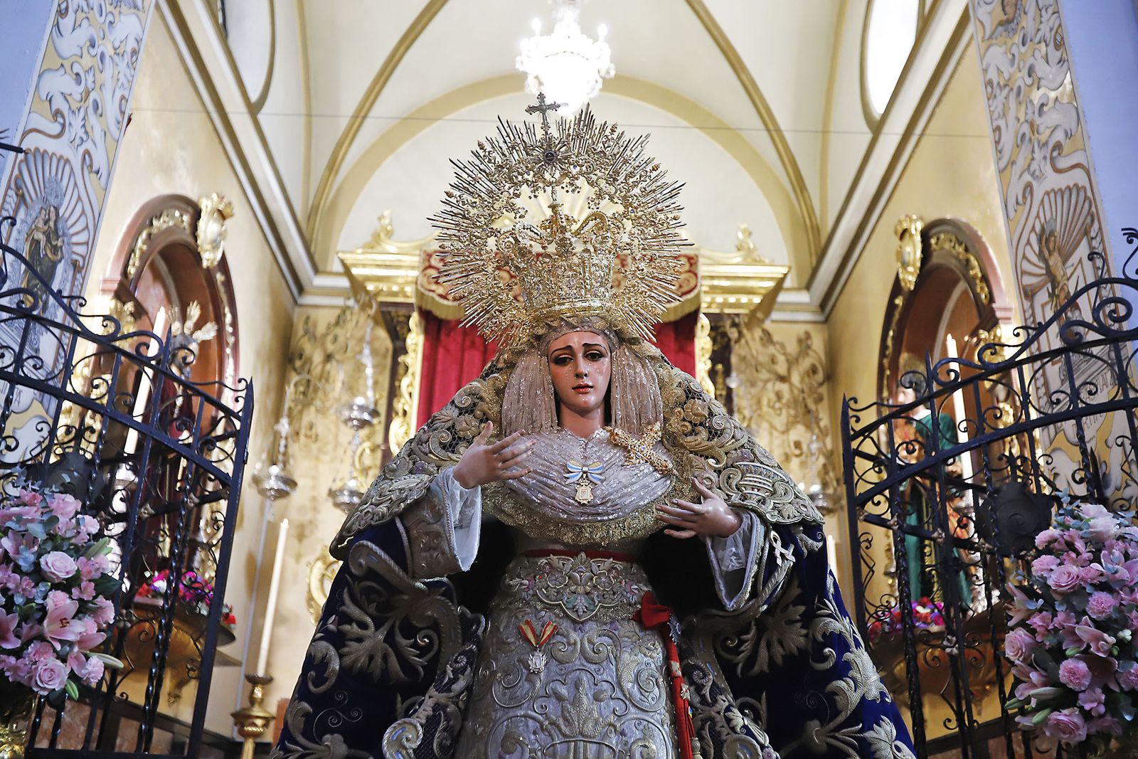 La Virgen de La Victoria regresa a la Parroquia del Sagrado Corazón de Jesús
