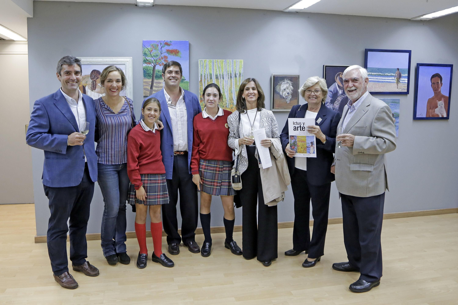 Inauguración de la exposición 'Ictus y Arte' en sala Arte a Diario