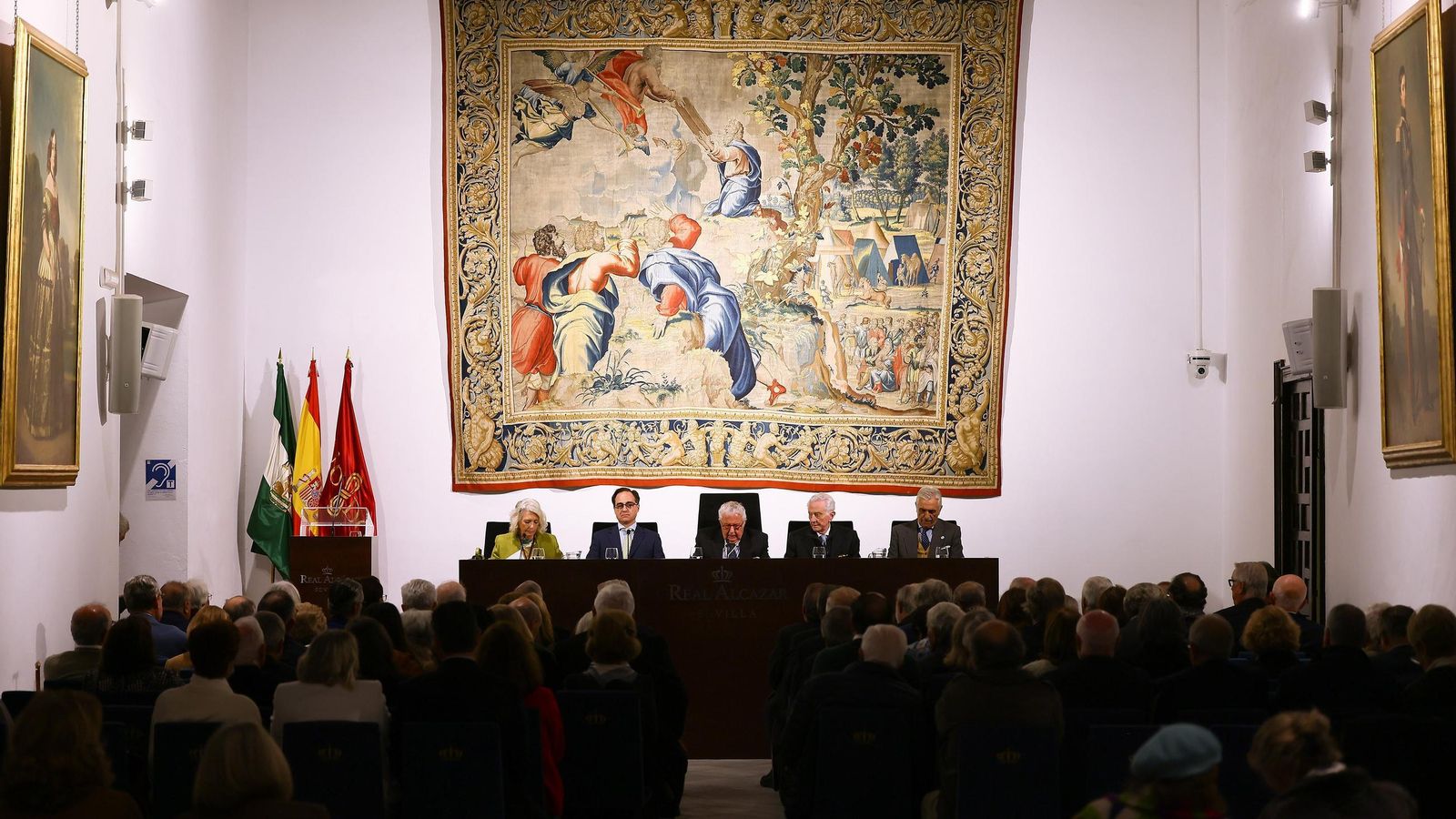 Una imagen del acto celebrado en el Real Alcázar.