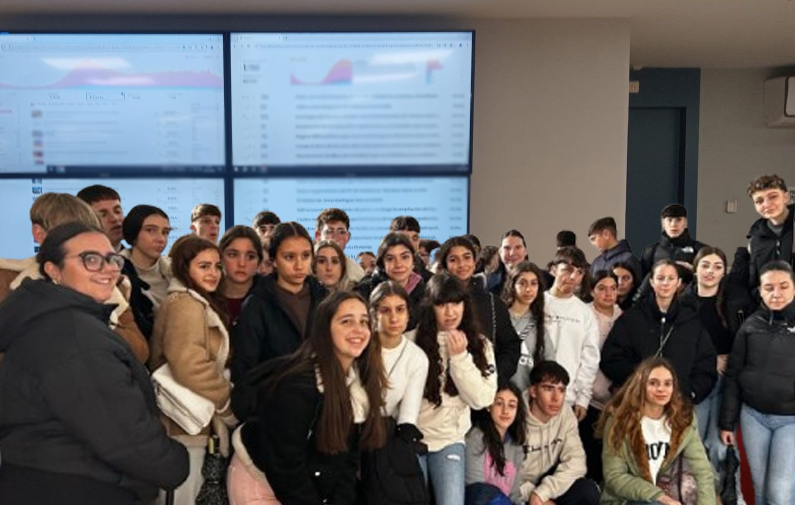 Los alumnos del instituto