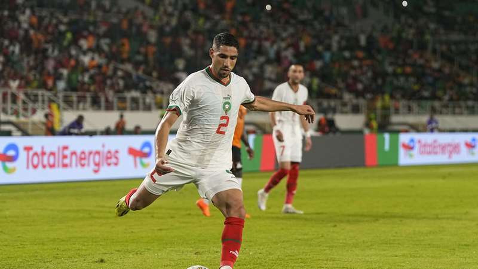 Achraf Hakimi, durante el torneo.