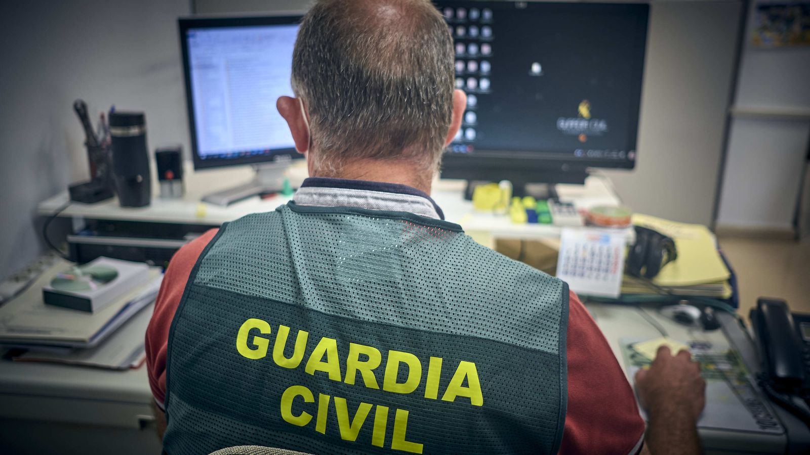 Un agente de la Guardia Civil.