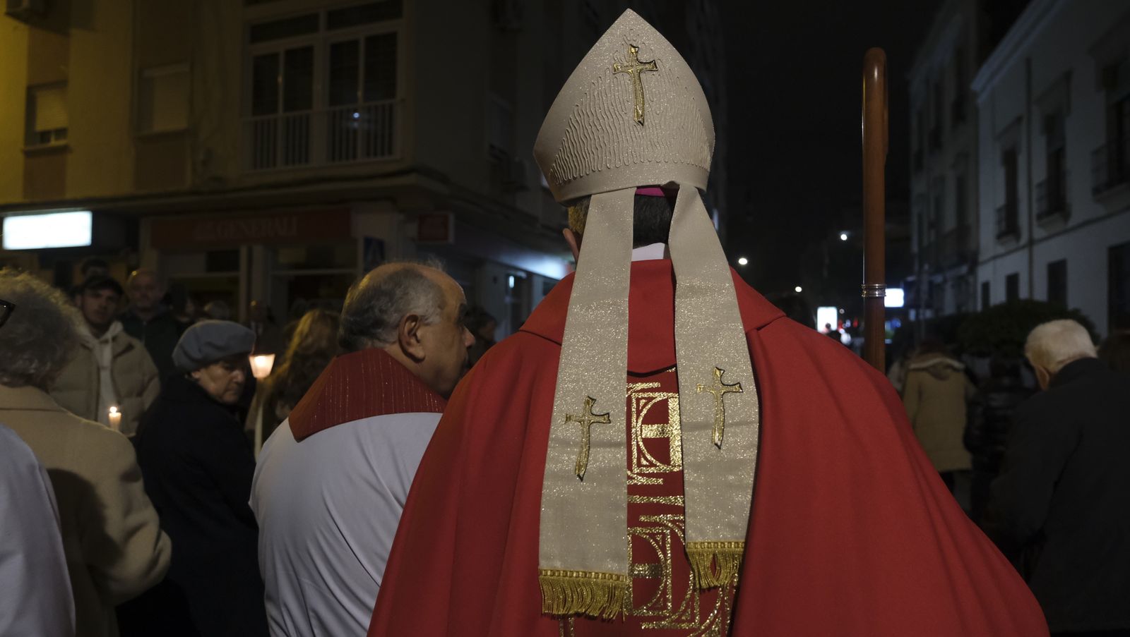 Imágenes de la misa y procesión de San Sebastián, en Almería