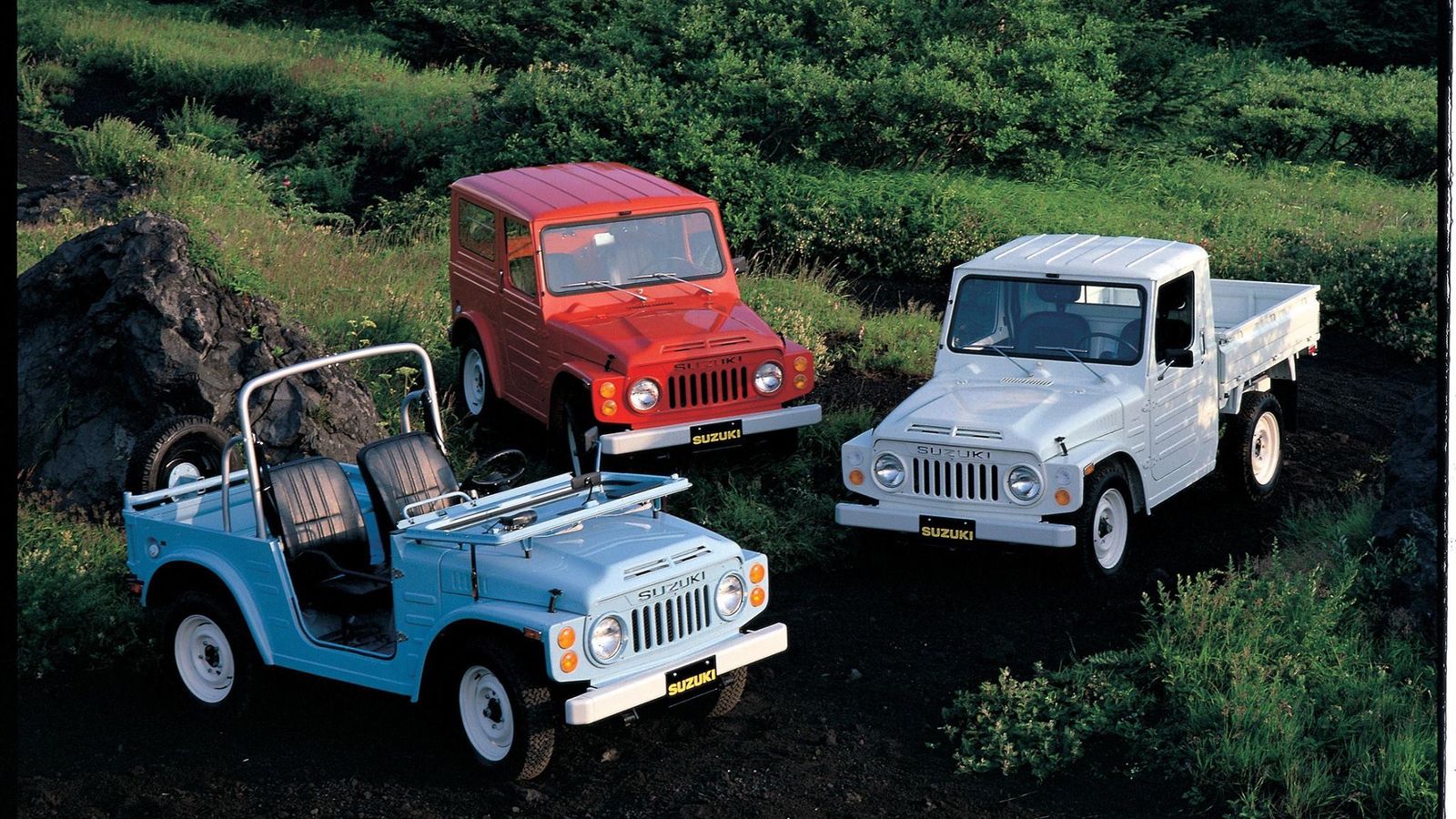 El primer Jimny, también conocido como LJ, era un todoterreno de menos de 3 m de largo.