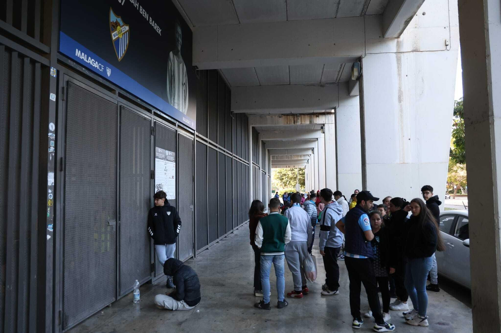Búscate en las fotos del entrenamiento del Málaga abierto a la afición