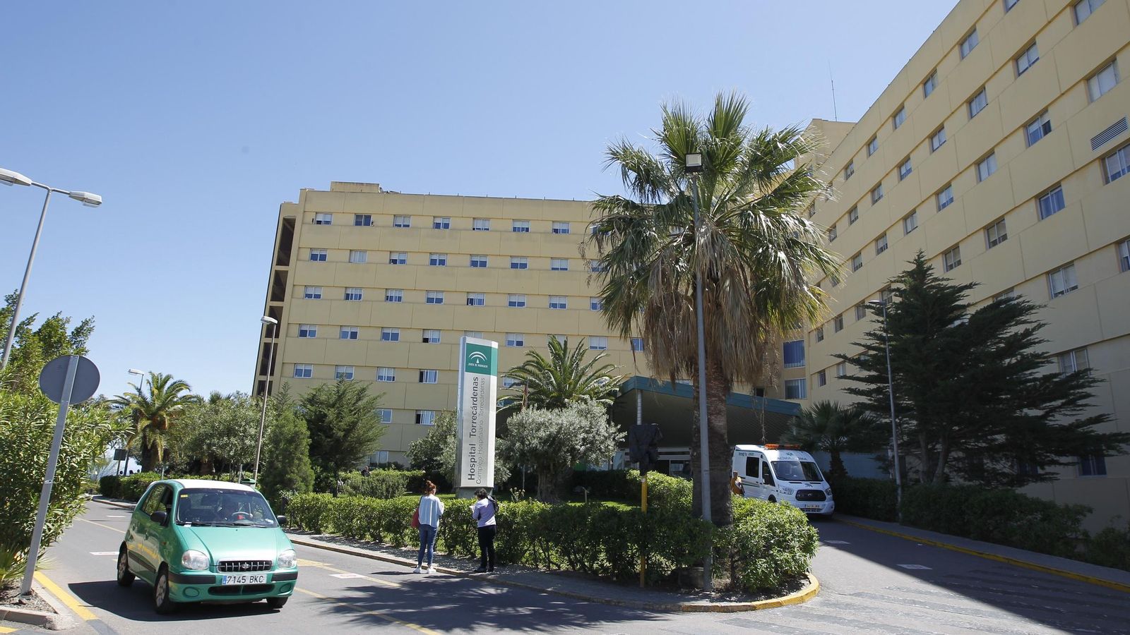 Hospital Universitario Torrecárdenas, donde está aislado desde anoche el paciente que había estado en la zona norte de Italia y acudió con síntomas a urgencias