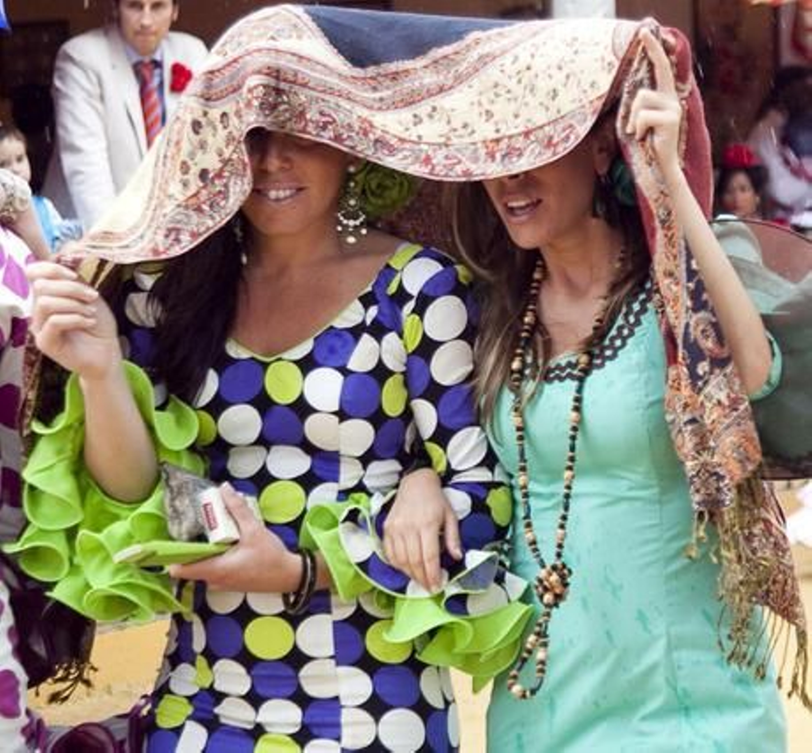 La lluvia no impidió la fiesta el Miércoles de Feria.

Foto: Jaime Martínez