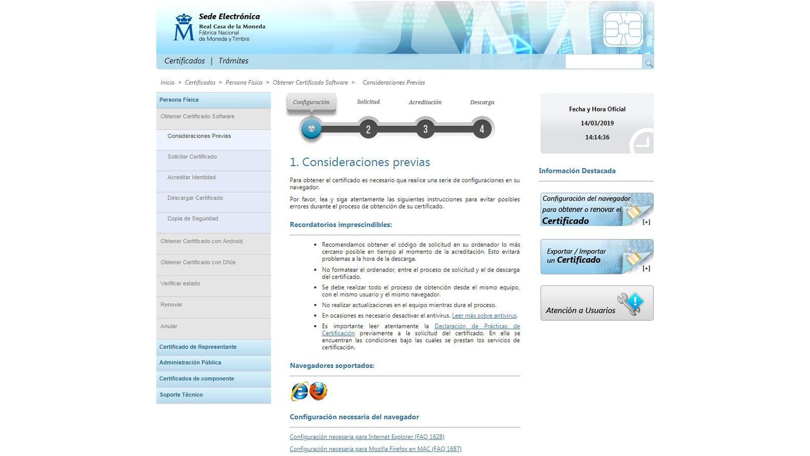 Consideraciones previas.