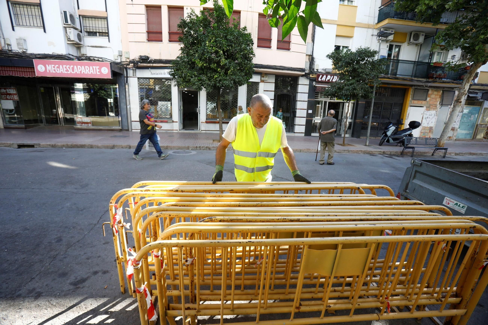 Las imágenes del inicio de las obras de reforma de La Viñuela