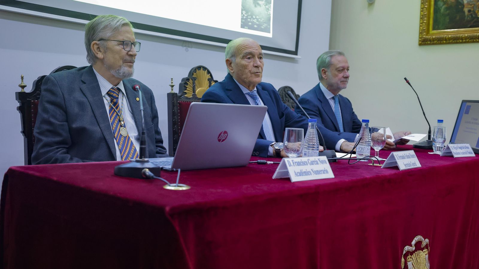 Un momento de la conferencia.