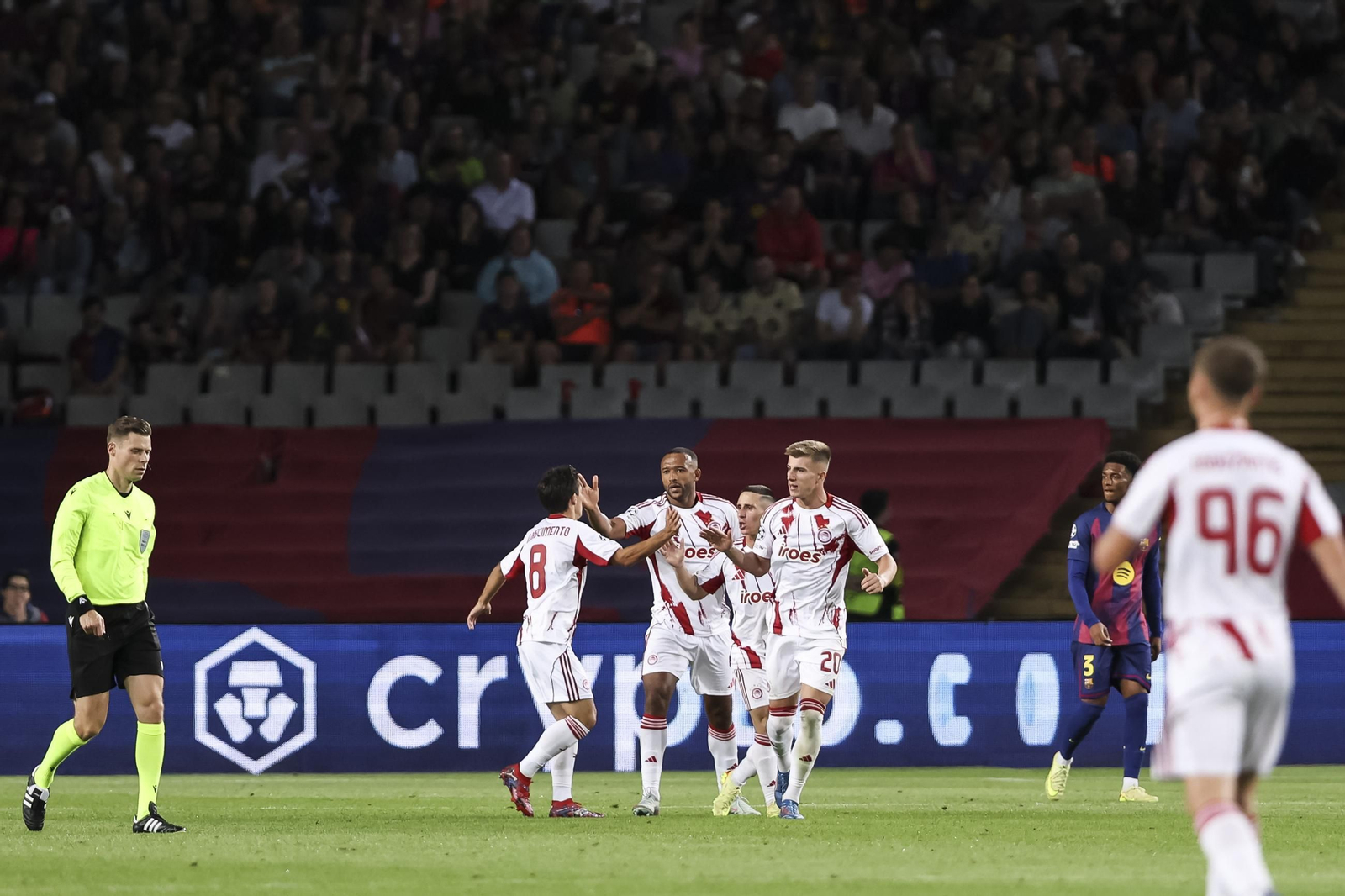 Las fotos del Barcelona-Olympiacos