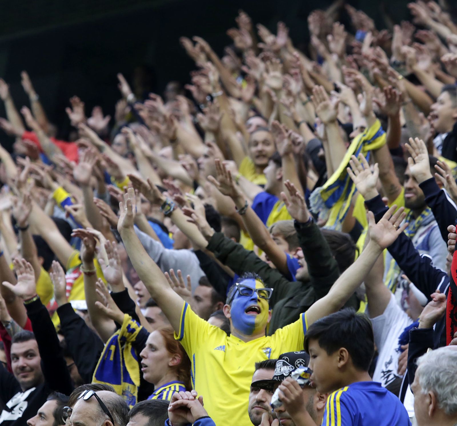 El Cádiz CF-Valladolid, en imágenes