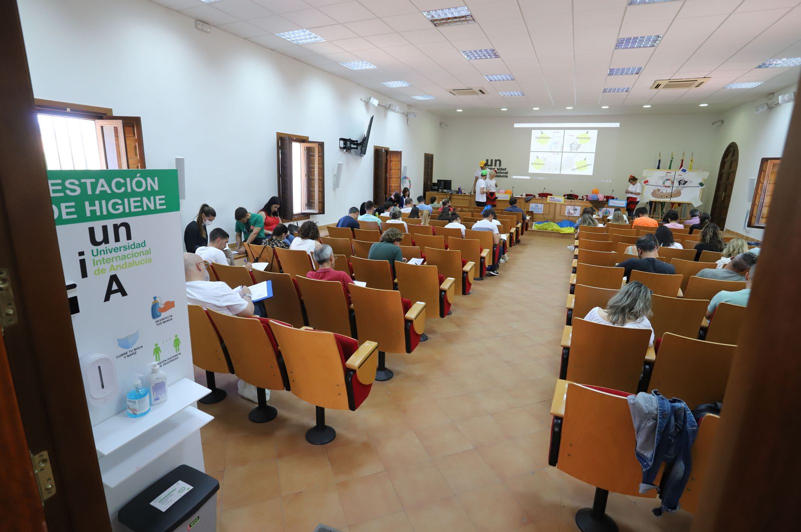 Aula de la sede de La Rábida de la UNIA.