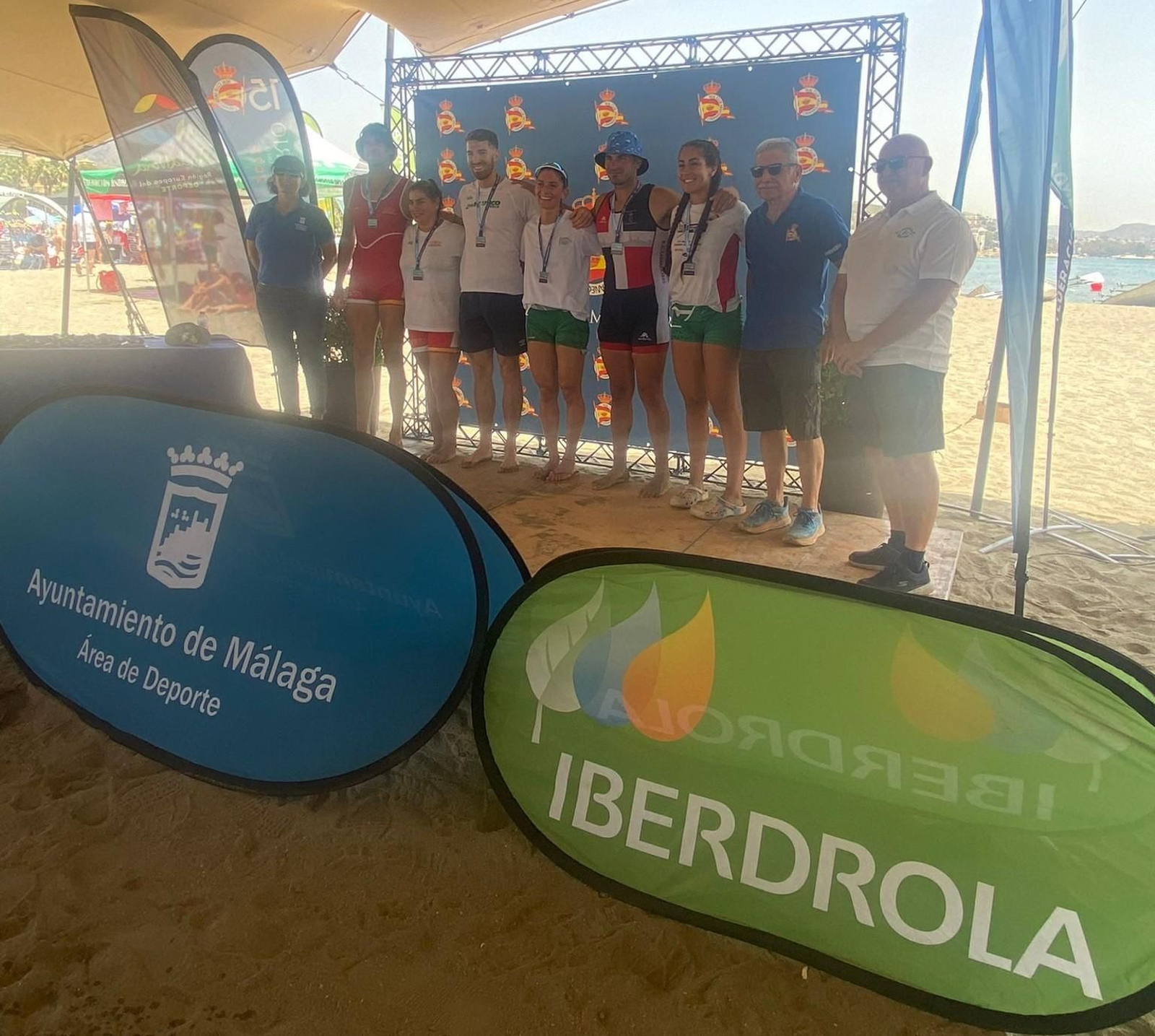 El Open Ciudad de Málaga y Andaluz de remo de mar, para el Real Club Mediterráneo