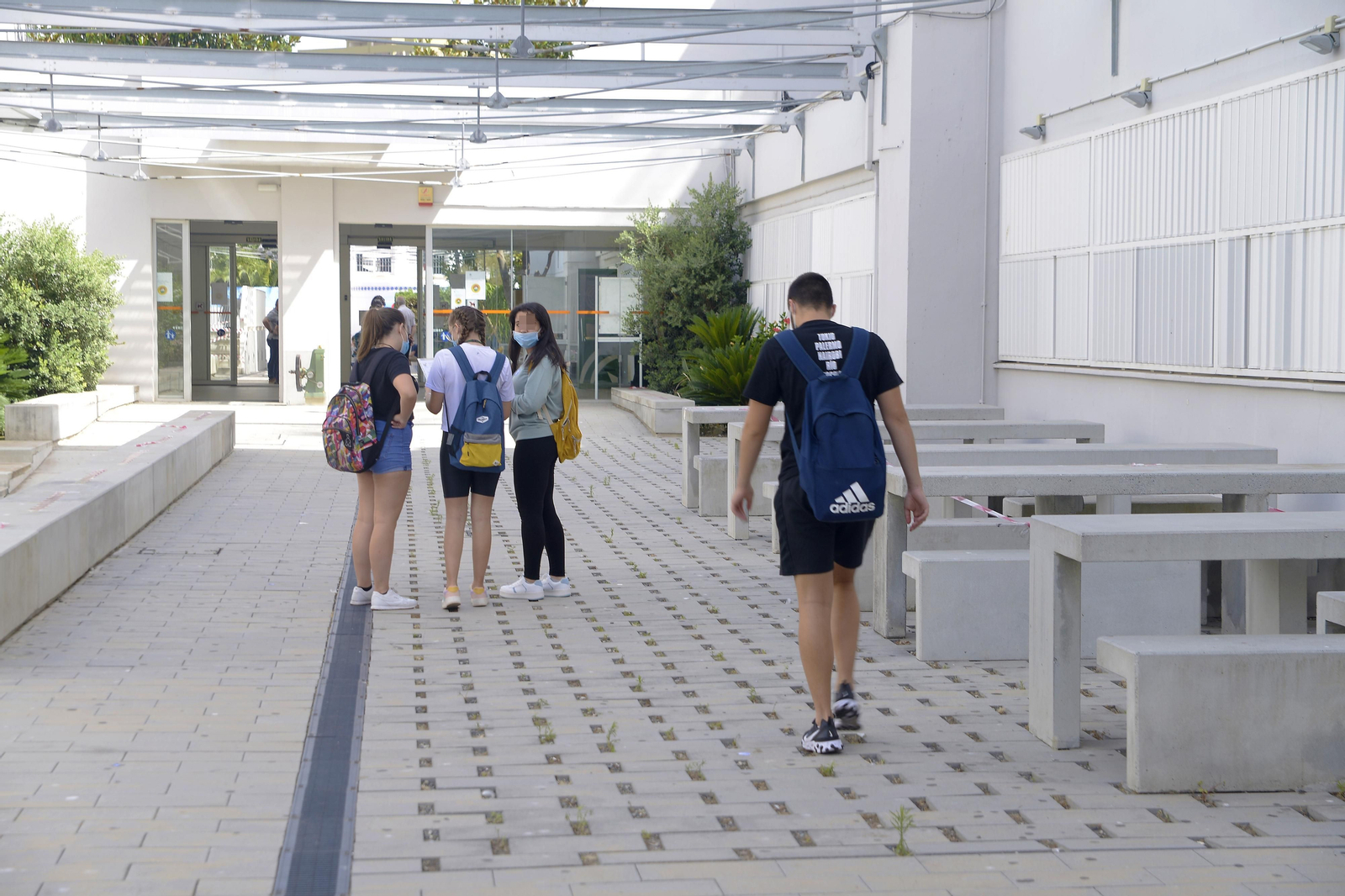 Fotos de las pruebas de la EBAU 2020 en Algeciras